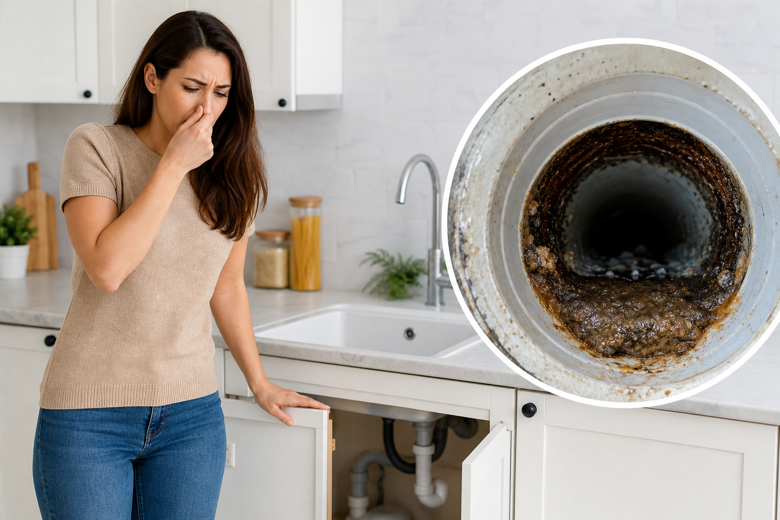 چرا خانه بوی فاضلاب می گیرد؟ ۷ علت رایج و راه‌ حل‌ های سریع خانگی